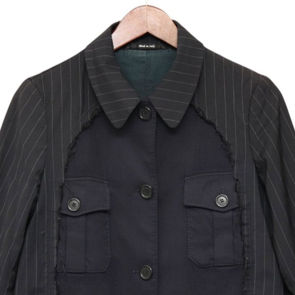 Maison Margiela 2017SS ドッキングストライプジャケット S51BN0270 S47450 古着・中古-3枚目のアイテム画像