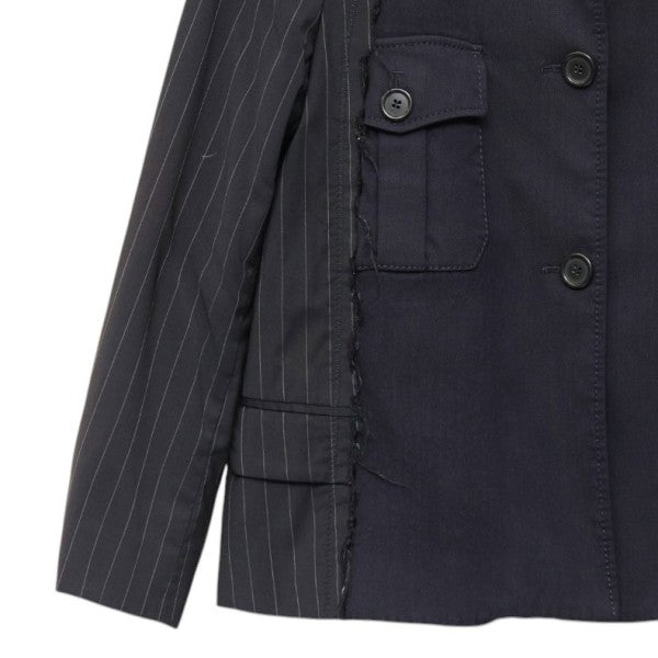 Maison Margiela 2017SS ドッキングストライプジャケット S51BN0270 S47450 古着・中古-4枚目のアイテム画像