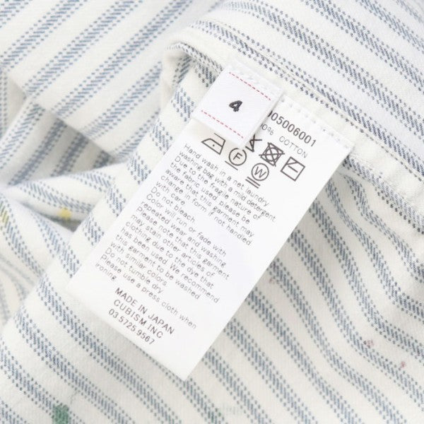 VISVIM 2026AW SS TRAVAIL COVERALL DMGD ペンキ加工カバーオール ヒッコリージャケット ストライプブルゾン 0226905006001 古着・中古-8枚目のアイテム画像