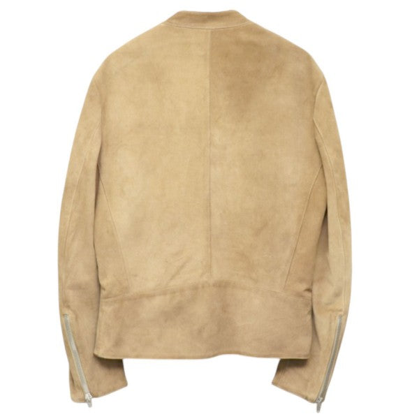 Maison Margiela 2018SS 5 zip sude leather jacket 八の字スウェードレザージャケット S50AM0326 SY0938 古着・中古-2枚目のアイテム画像