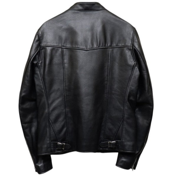 JAMES GROSE RICARDE JACKET COW LEATHER リカルドジャケット レザーライダースジャケット 古着・中古-3枚目のアイテム画像