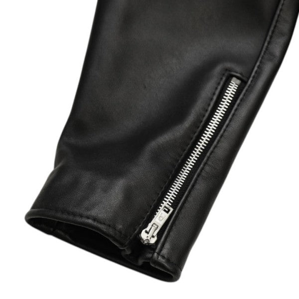 JAMES GROSE RICARDE JACKET COW LEATHER リカルドジャケット レザーライダースジャケット 古着・中古-7枚目のアイテム画像