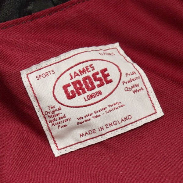 JAMES GROSE RICARDE JACKET COW LEATHER リカルドジャケット レザーライダースジャケット 古着・中古-8枚目のアイテム画像
