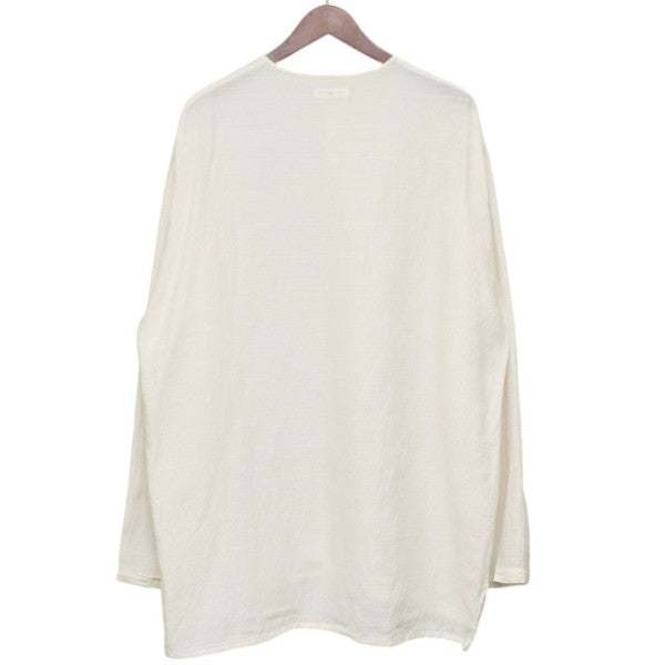 Aquellos Ojos Verdes BISHU 2025SS Ethnic grosgrain Sleeping shirt エスニック グログラン スリーピング シャツ AOV-G2-PE-7 古着・中古-2枚目のアイテム画像