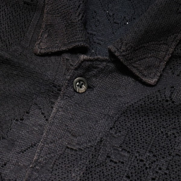 ANCELLM 2026SS AGING LACE WORK SHIRT エージングレースワークシャツ ANC-SH81-B 古着・中古-4枚目のアイテム画像