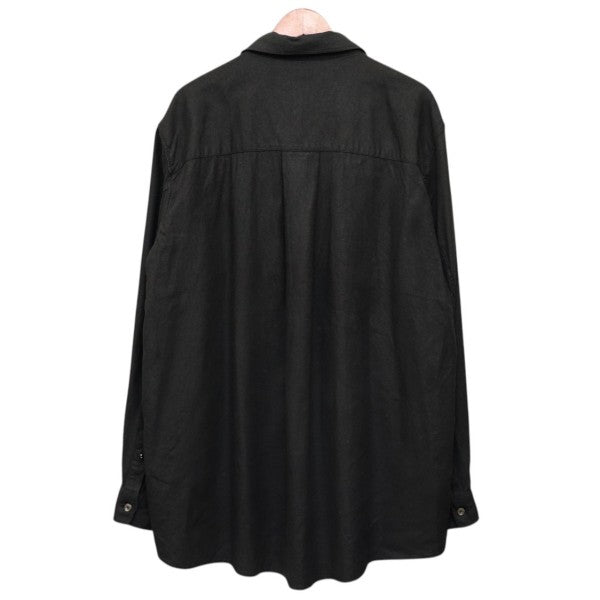 ANCELLM 2026SS L S NEP BOXY SHIRT シルクリネンネップボクシーシャツ ANC-SH84 古着・中古-2枚目のアイテム画像