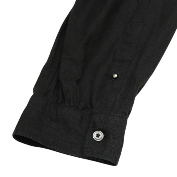 ANCELLM 2026SS L S NEP BOXY SHIRT シルクリネンネップボクシーシャツ ANC-SH84 古着・中古-4枚目のアイテム画像