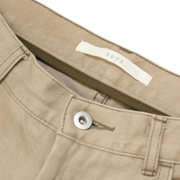 seya． 2023AW TOFU DENIM PANT デニムパンツ 古着・中古-7枚目のアイテム画像