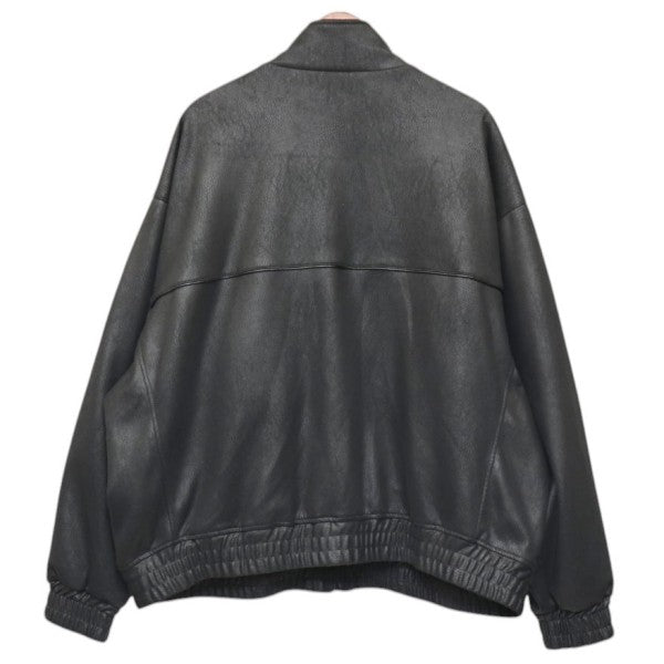 PARIS SAINT-GERMAIN 2025年モデル JP PIPING TOP Synthetic Leather フェイクレザージャケット ブルゾン 25011340300140 古着・中古-2枚目のアイテム画像