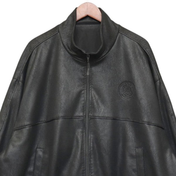 PARIS SAINT-GERMAIN 2025年モデル JP PIPING TOP Synthetic Leather フェイクレザージャケット ブルゾン 25011340300140 古着・中古-3枚目のアイテム画像