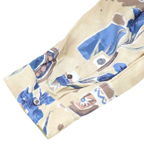 MAISON SPECIAL 2025SS Italian Dead Stock Fabric プライムオーバーレギュラーカラーシャツ 11251311202 古着・中古-4枚目のアイテム画像