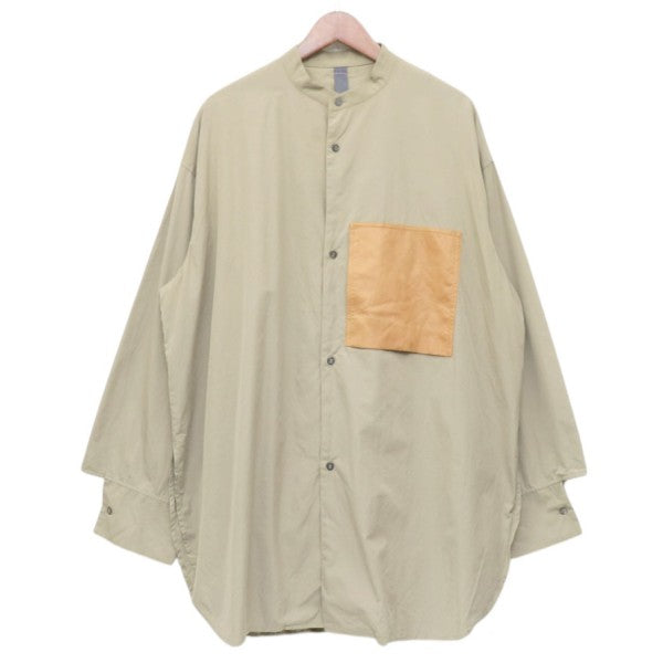 SHINYA KOZUKA 2021SS HIS SHIRT コットンシャツ 2101SK27 古着・中古-1枚目のアイテム画像