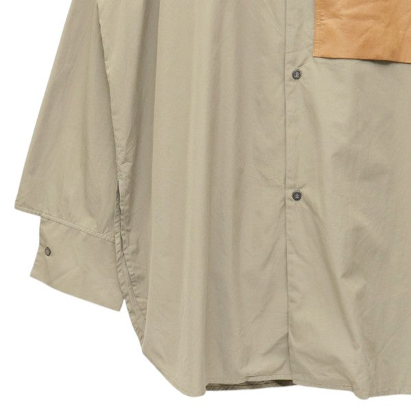 SHINYA KOZUKA 2021SS HIS SHIRT コットンシャツ 2101SK27 古着・中古-4枚目のアイテム画像
