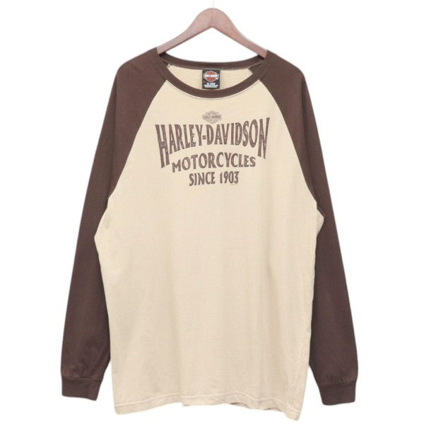 HARLEY-DAVIDSON ラグランロングスリーブTシャツ 古着・中古-1枚目のアイテム画像
