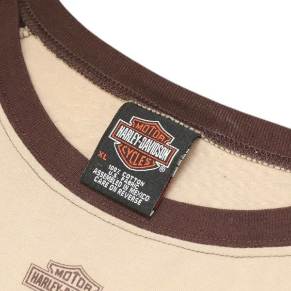 HARLEY-DAVIDSON ラグランロングスリーブTシャツ 古着・中古-5枚目のアイテム画像