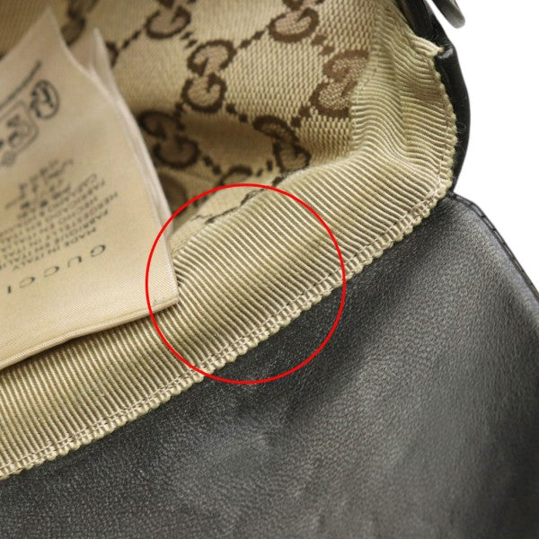 GUCCI ワイドブリムレザーキャップ キャップ 728904 古着・中古-5枚目のアイテム画像