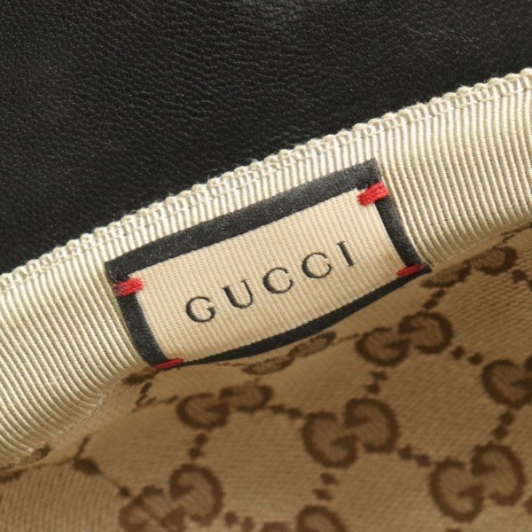 GUCCI ワイドブリムレザーキャップ キャップ 728904 古着・中古-6枚目のアイテム画像