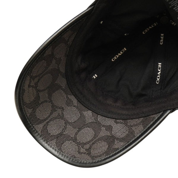 COACH レザーベースボールキャップ 古着・中古-6枚目のアイテム画像
