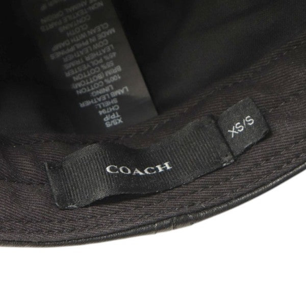 COACH レザーベースボールキャップ 古着・中古-7枚目のアイテム画像