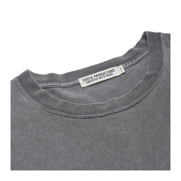 COOTIE PRODUCTIONS 2022AW Pigment Dyed L S Tee ピグメントダイロングスリーブＴシャツ ガーメントダイロゴプリント 古着・中古-3枚目のアイテム画像
