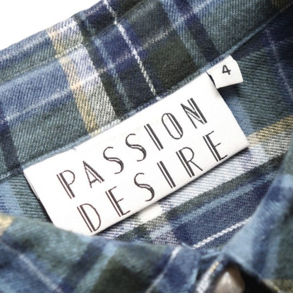 el conductorH 2024AW COMBINATION CHECK FLANNEL SHIRT コンビネーションチェックフランネルシャツ PD24AS01 古着・中古-7枚目のアイテム画像