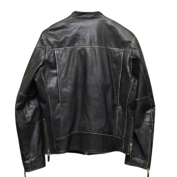DIESEL シングルレザーライダースジャケット 古着・中古-2枚目のアイテム画像
