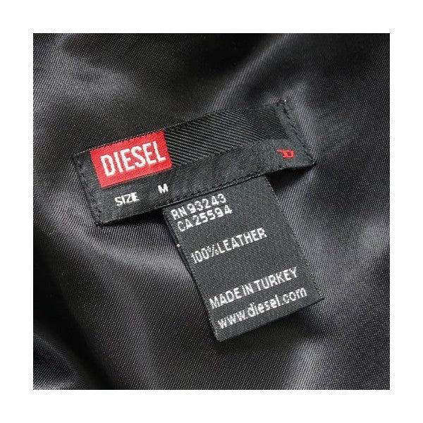 DIESEL シングルレザーライダースジャケット 古着・中古-6枚目のアイテム画像