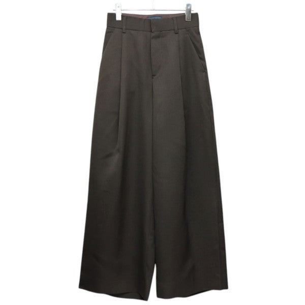 KOLOR 2025AW Pleated Palazzo Pan プリーツスラックスパンツ 25WCL-P07121 古着・中古-1枚目のアイテム画像