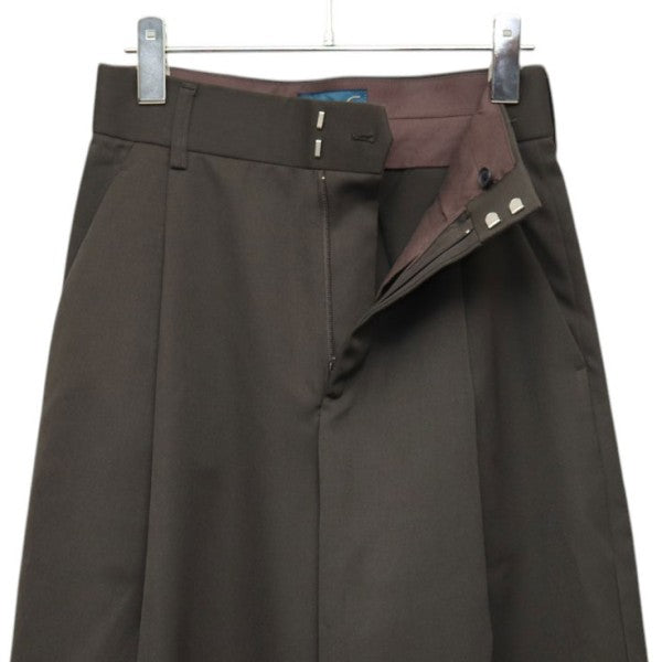KOLOR 2025AW Pleated Palazzo Pan プリーツスラックスパンツ 25WCL-P07121 古着・中古-4枚目のアイテム画像