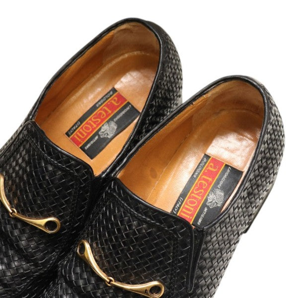 a．testoni ホースビットイントレチャートローファー 古着・中古-6枚目のアイテム画像