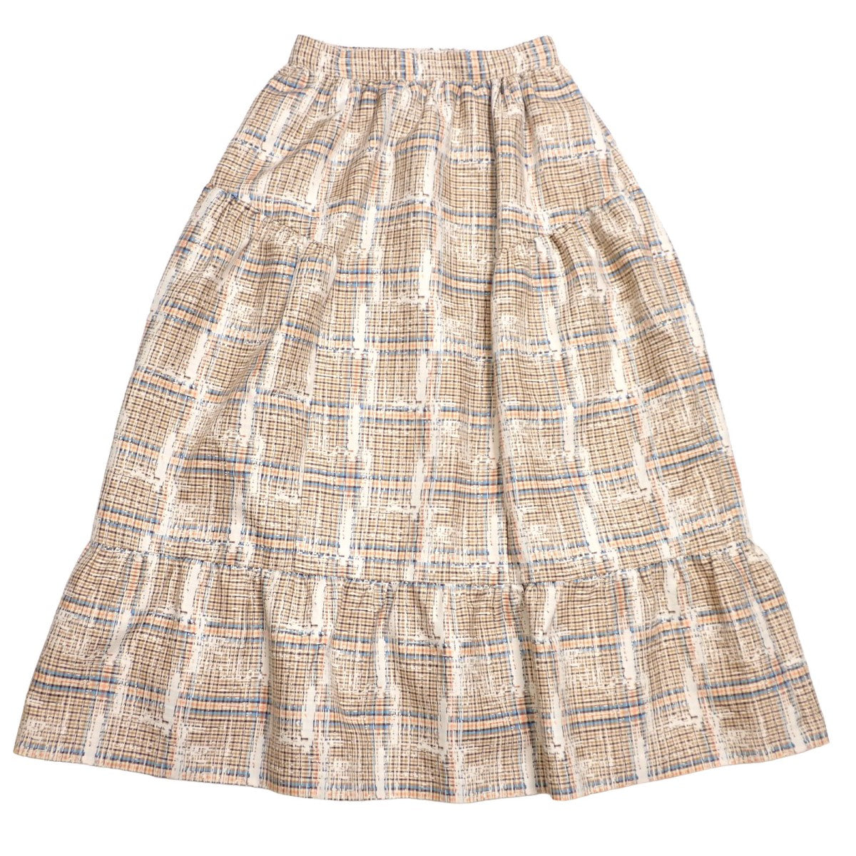 Plaid Jacquard Midi Skirt ジャガードスカート