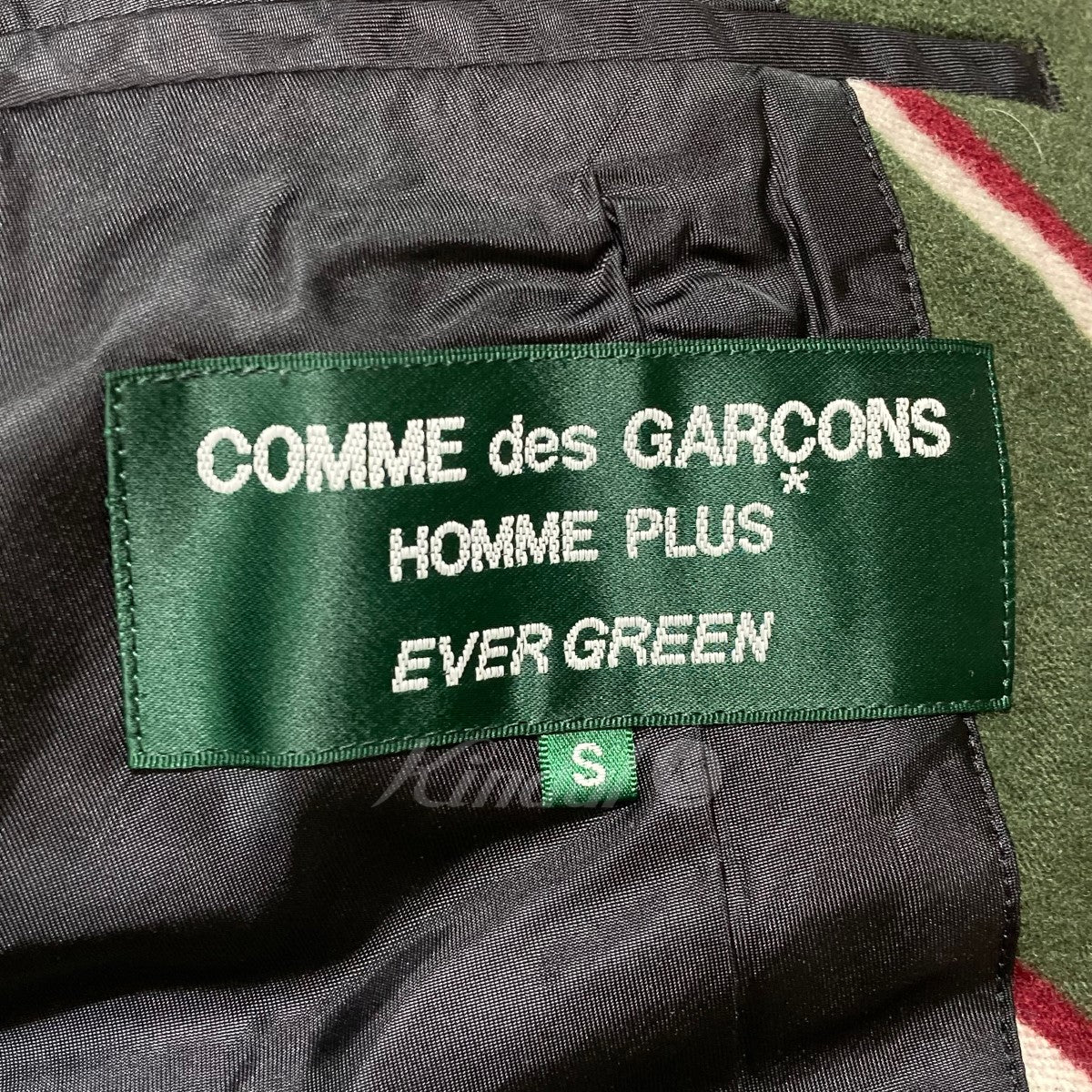 COMME des GARCONS HOMME PLUS EVER GREEN 古着・中古 コムデギャルソンオムプリュスエバーグリーンのテーラードジャケット／pr-j204です。 6