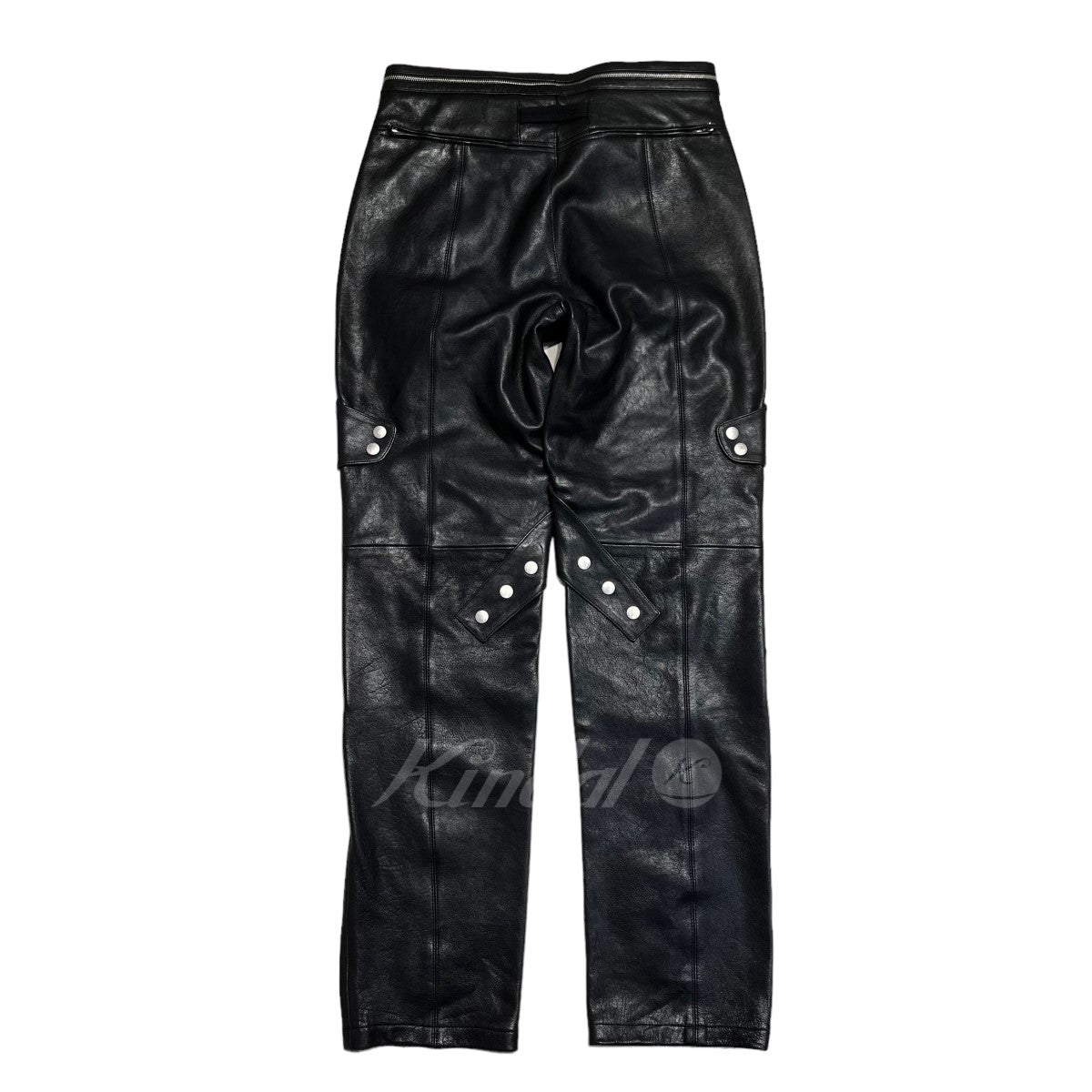MONCLER(モンクレール) ×ALYX／Zip Trim Leather Pants レザーパンツ 