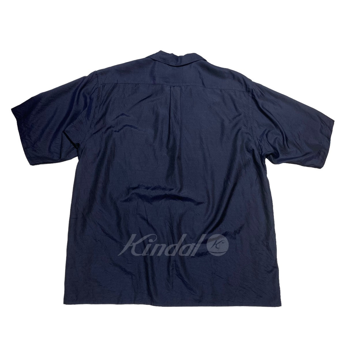 COMOLI(コモリ) ウールシルク半袖オープンカラーシャツ X01-02019 