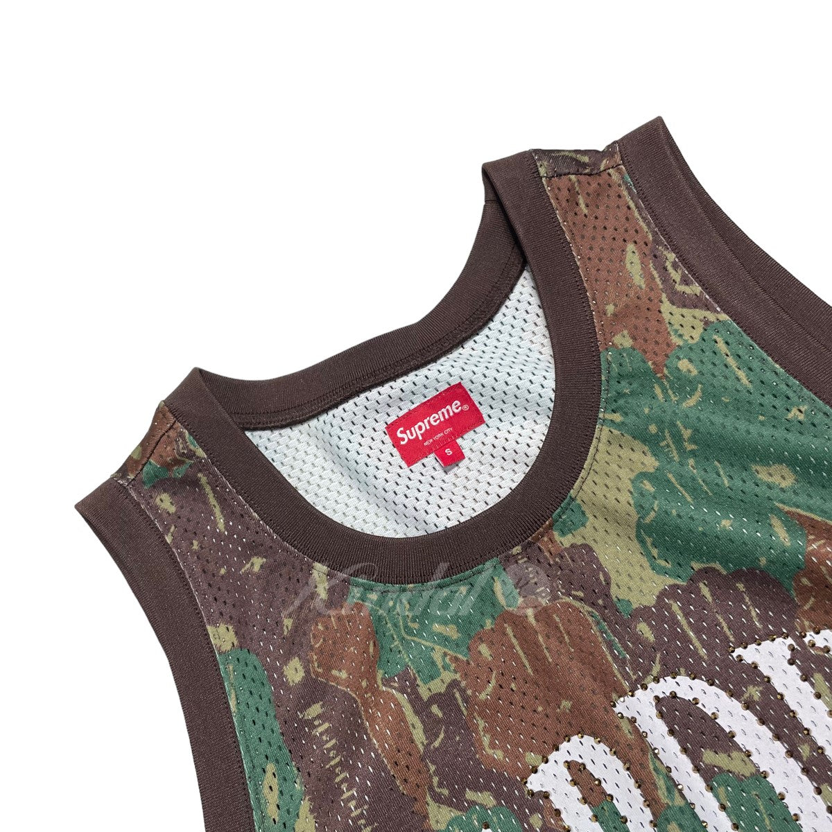 SUPREME(シュプリーム) Hardies Camo Basketball Jersey タンクトップ