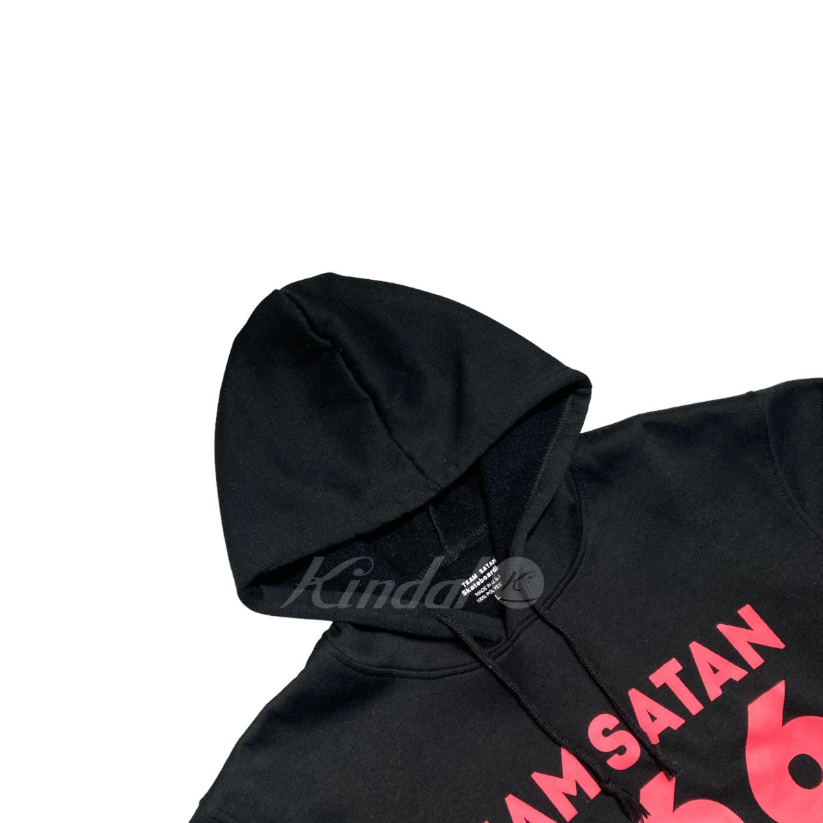 EAM SATAN 666 PULLOVER H プリントパーカー