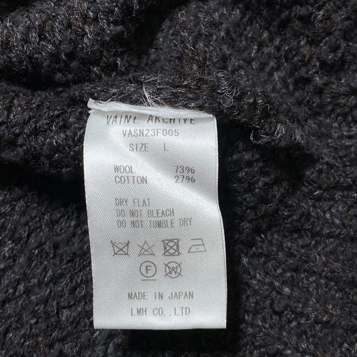 23AWDANIEL-V C．GRAYジップアップベストVASN23F005