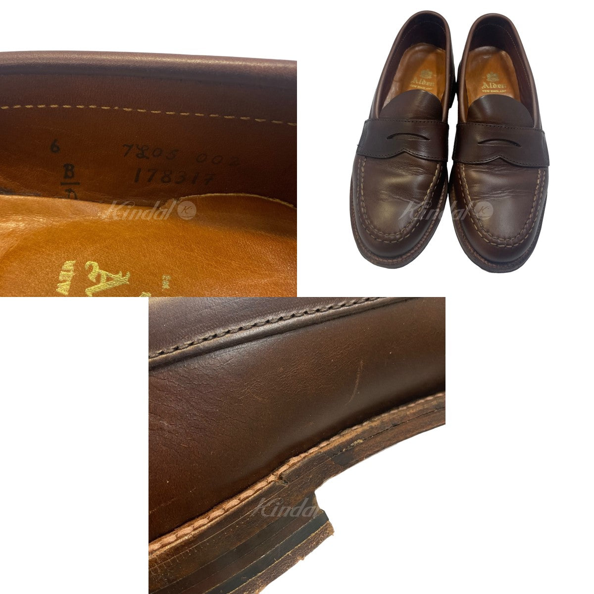 ALDEN(オールデン) VAN LAST PENNY LOAFER ローファー／17831F 17831F ブラウン サイズ  13｜【公式】カインドオルオンライン ブランド古着・中古通販【kindal】