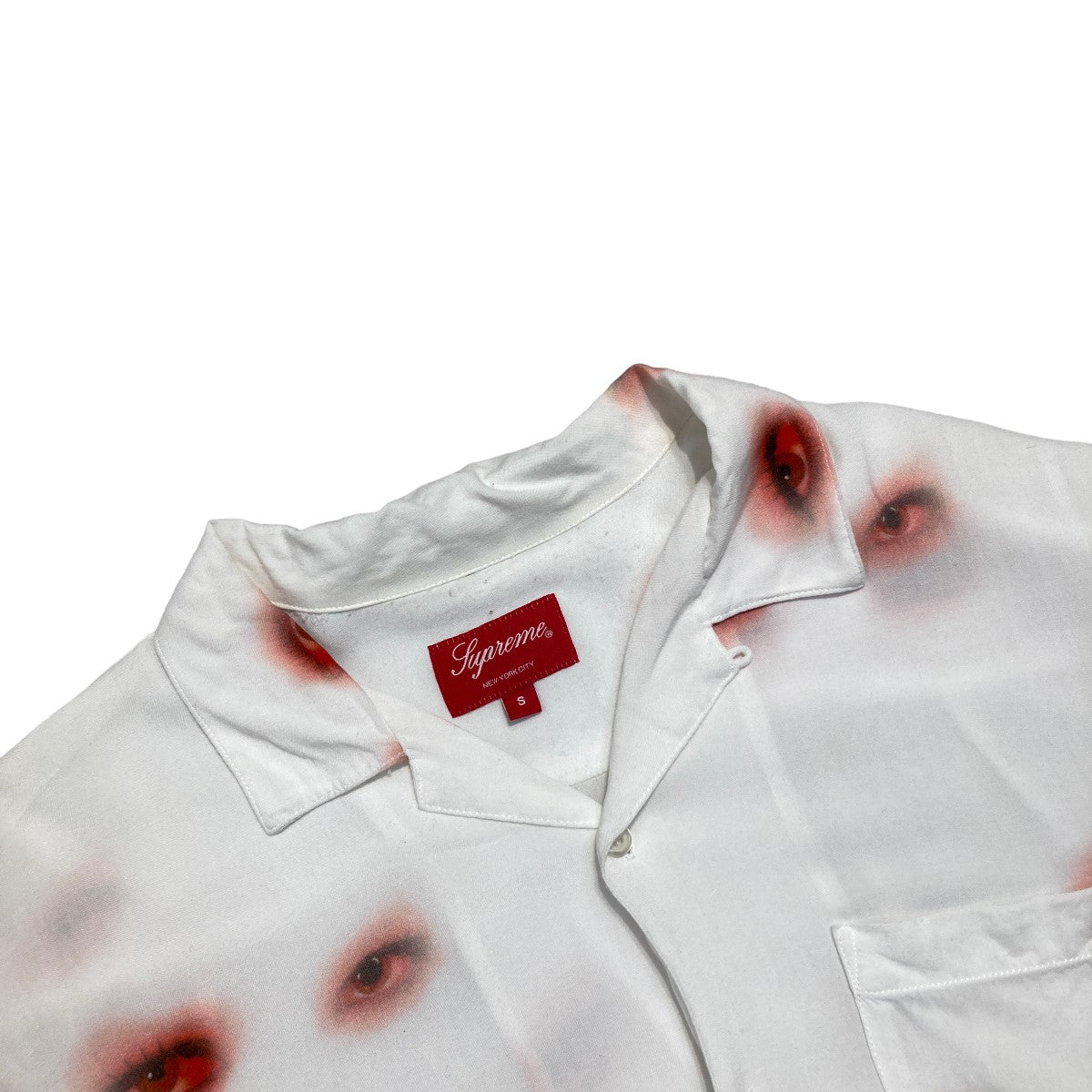 Supreme(シュプリーム) Eyes Rayon S S Shirt オープンカラーシャツ