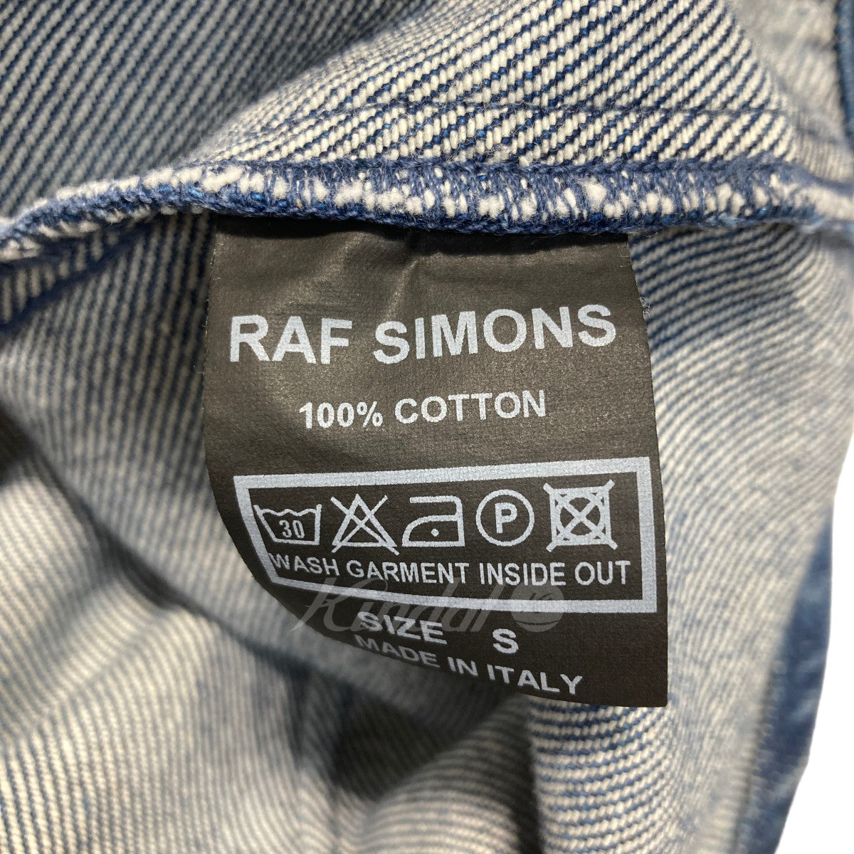 RAF SIMONS(ラフシモンズ) デニムシャツジャケット インディゴ サイズ 14｜【公式】カインドオルオンライン  ブランド古着・中古通販【kindal】