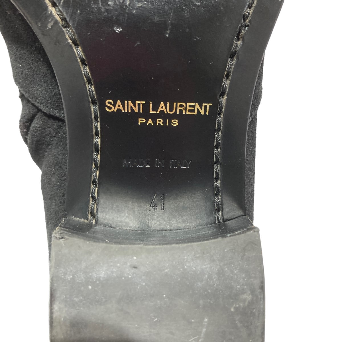 Saint Laurent Paris(サンローランパリ) スウェードブーツ553621 553621 ブラック サイズ  26｜【公式】カインドオルオンライン ブランド古着・中古通販【kindal】