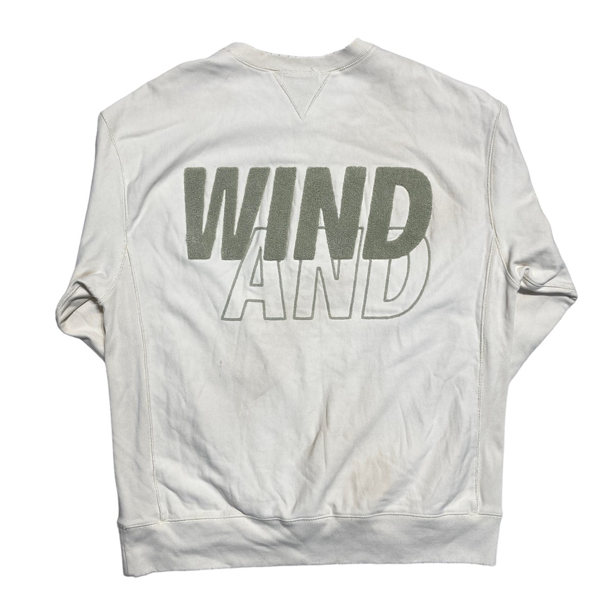 SEA DAMAGED CREW NECK ダメージ加工スウェット／WDS-0-SEA-23-Q2-CS-02