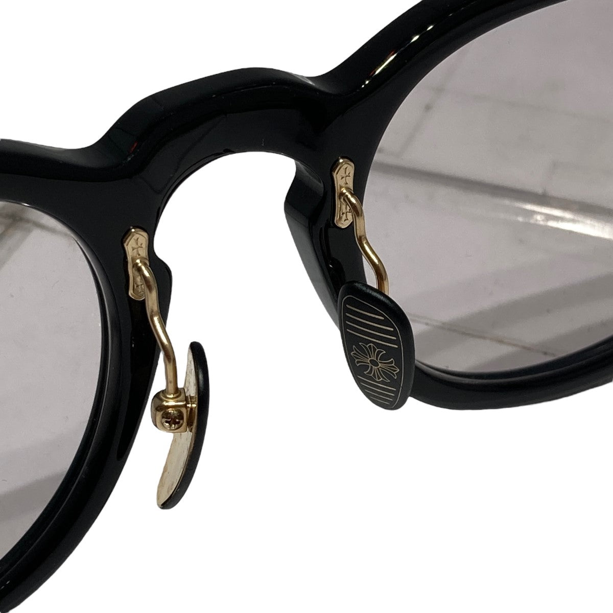 CHROME HEARTS メガネ DINGALONGLINGLONG 眼鏡／BK-18KGP の古着・中古アイテム