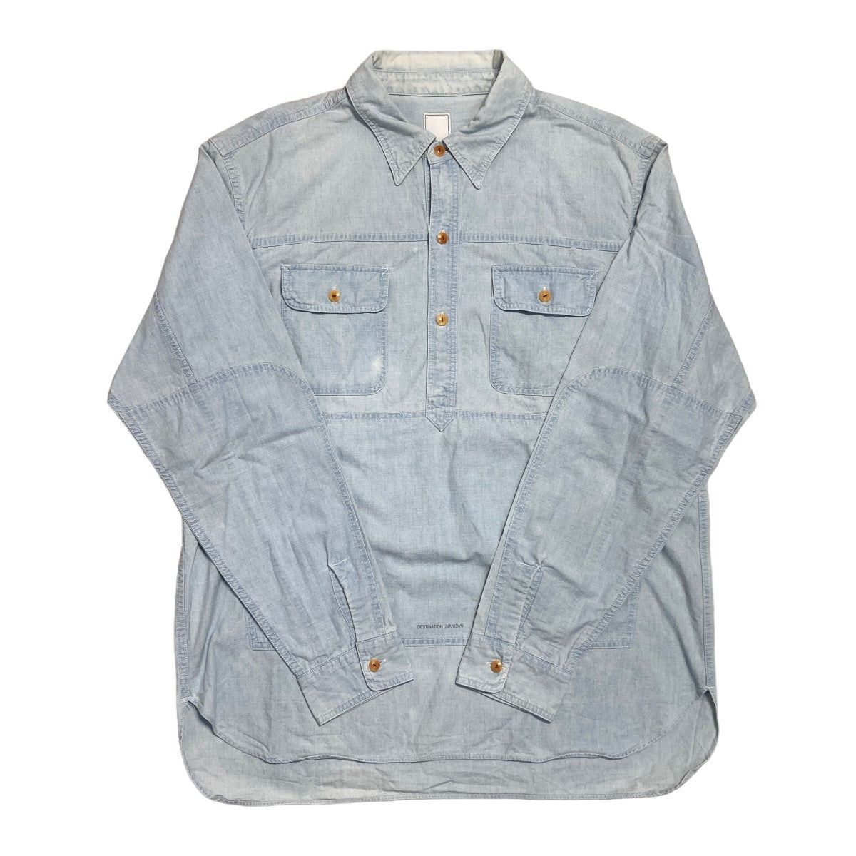 PULLOVER CHAMBRAY SHIRT長袖シャツ71101