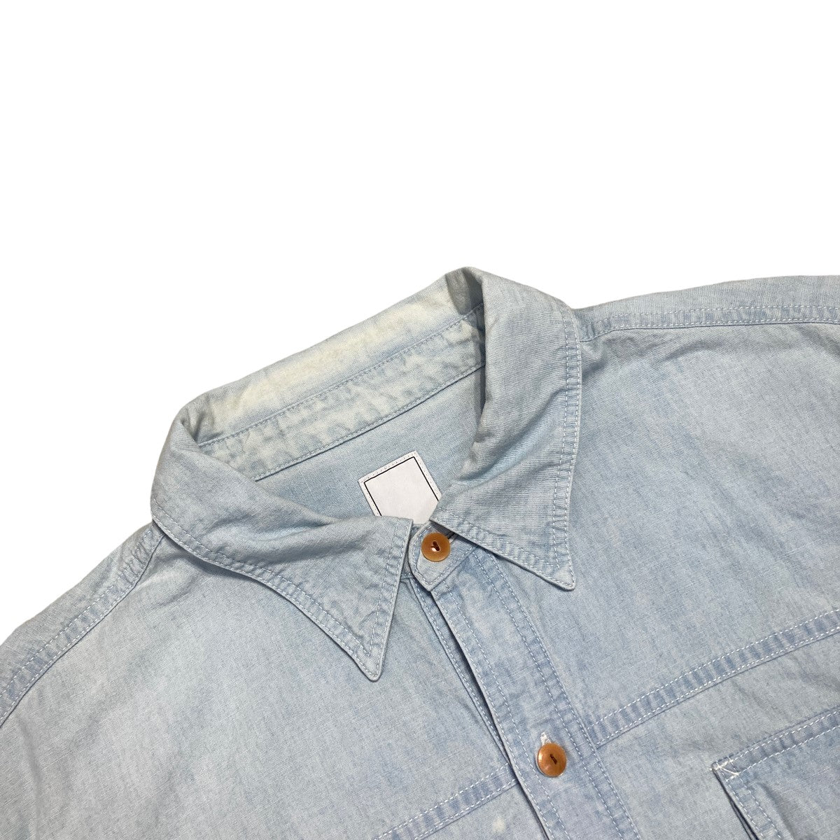 PULLOVER CHAMBRAY SHIRT長袖シャツ71101