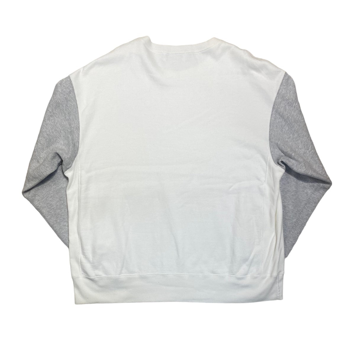 UNUSED(アンユーズド) crew neck sweatクルーネックスウェットUS2100 US2100 ホワイト×グレー サイズ  4｜【公式】カインドオルオンライン ブランド古着・中古通販【kindal】