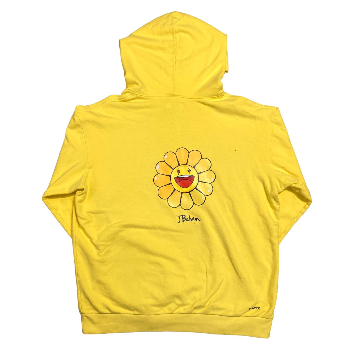 J Balvin×村上隆 Amarillo Flower Hoodieカイカイキキ プリントフーディー パーカー イエロー サイズ XL｜【公式】カインドオルオンライン  ブランド古着・中古通販【kindal】