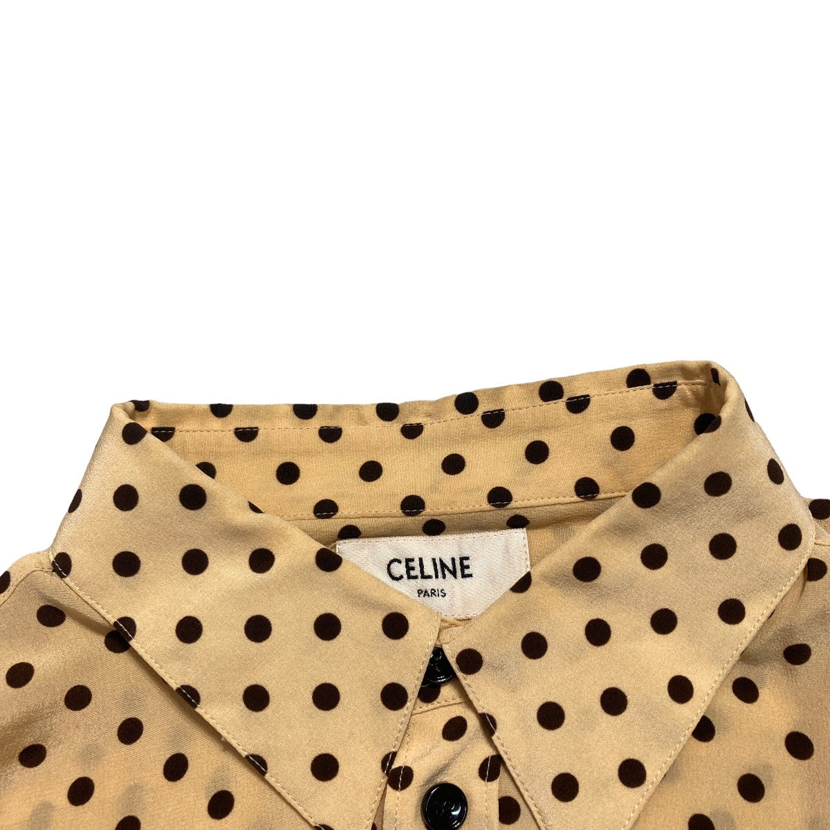 CELINE(セリーヌ) 長袖ドットシャツ2C028966H