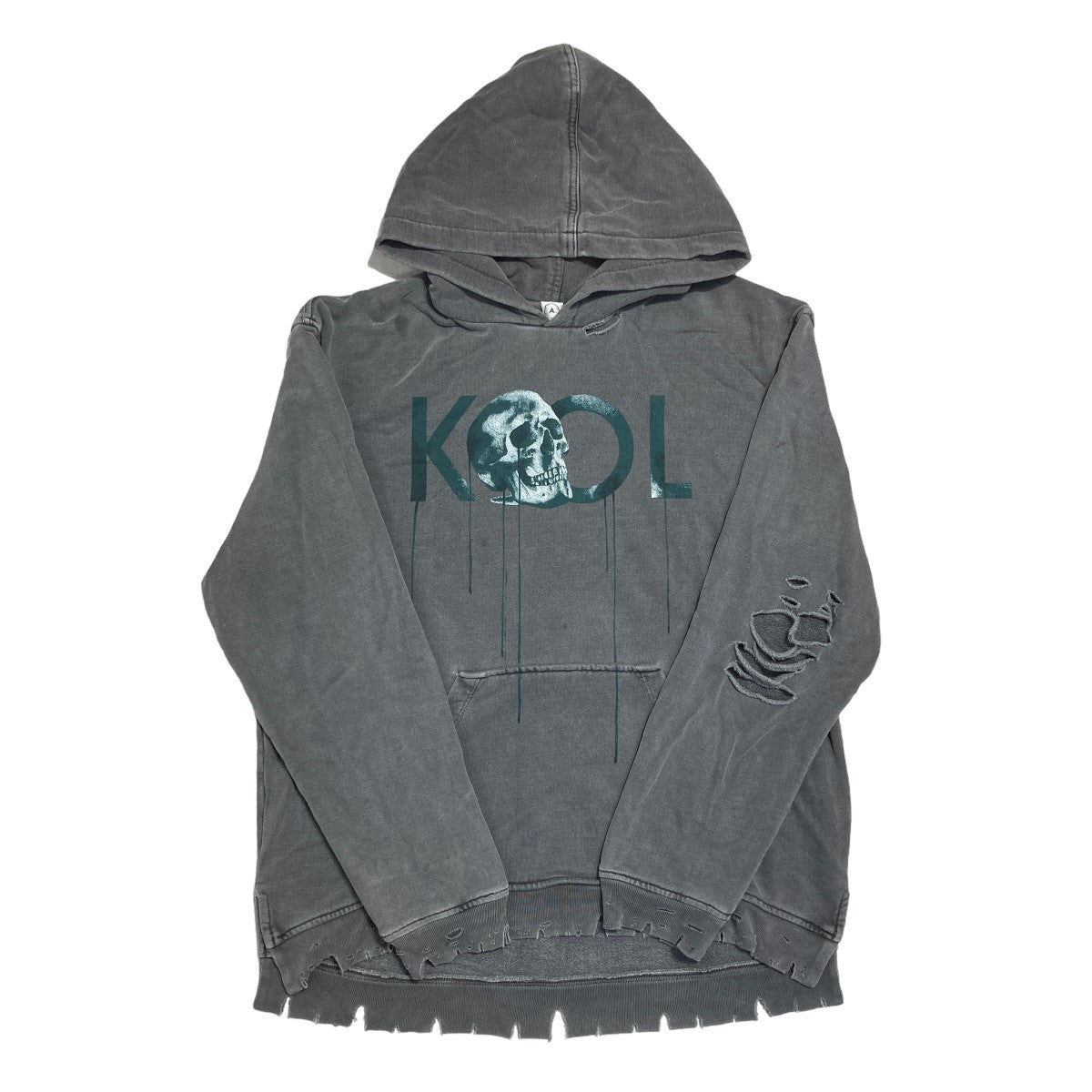 ALCHEMIST(アルケミスト) KOOL PERFECT HOODIEダメージ加工 プルオーバー パーカーal-s18-0000-01  al-s18-0000-01 グレー サイズ S｜【公式】カインドオルオンライン ブランド古着・中古通販【kindal】