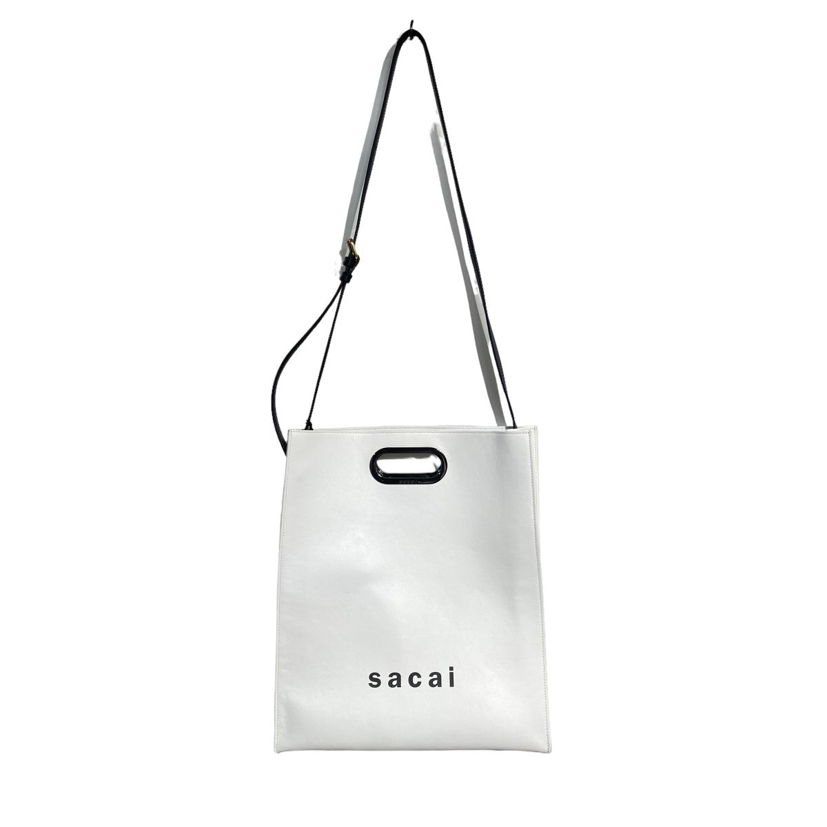 sacai(サカイ) NEW SHOPPER BAG Medium2WAYショルダーバッグ ホワイト サイズ 14｜【公式】カインドオルオンライン  ブランド古着・中古通販【kindal】